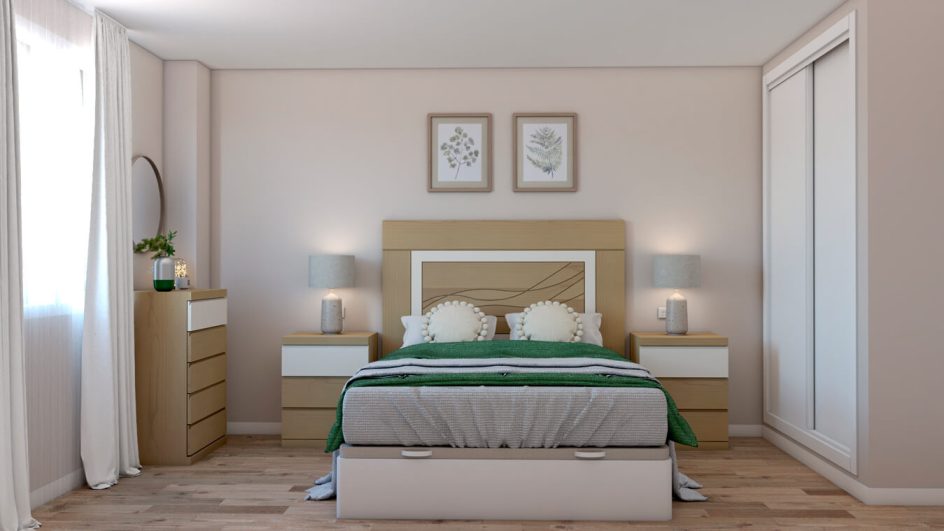 Dormitorio modelo GRANITO SOLAPADO - Ref: 0029