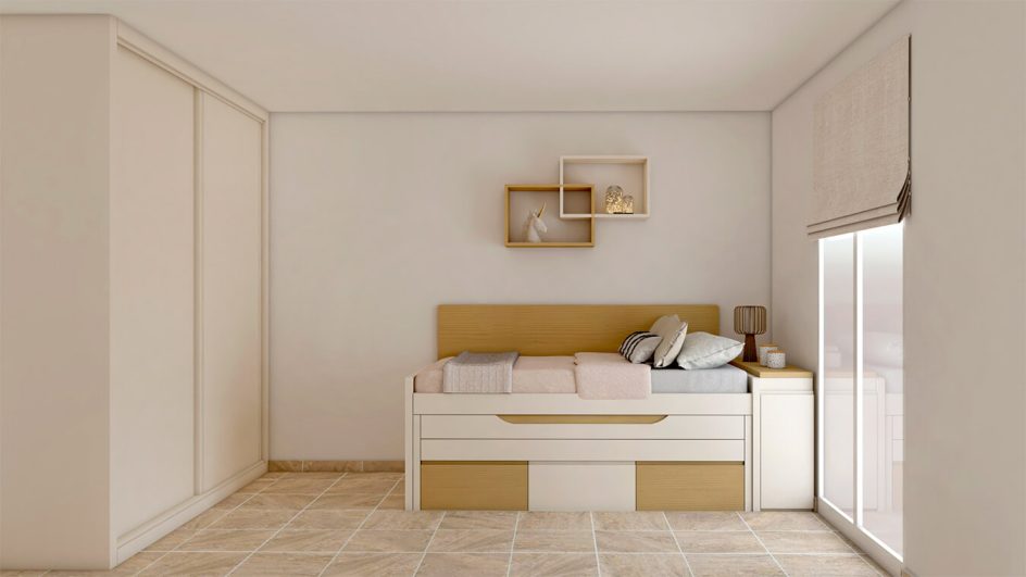 Dormitorio Juvenil COMPACTO - Ref: JC0235