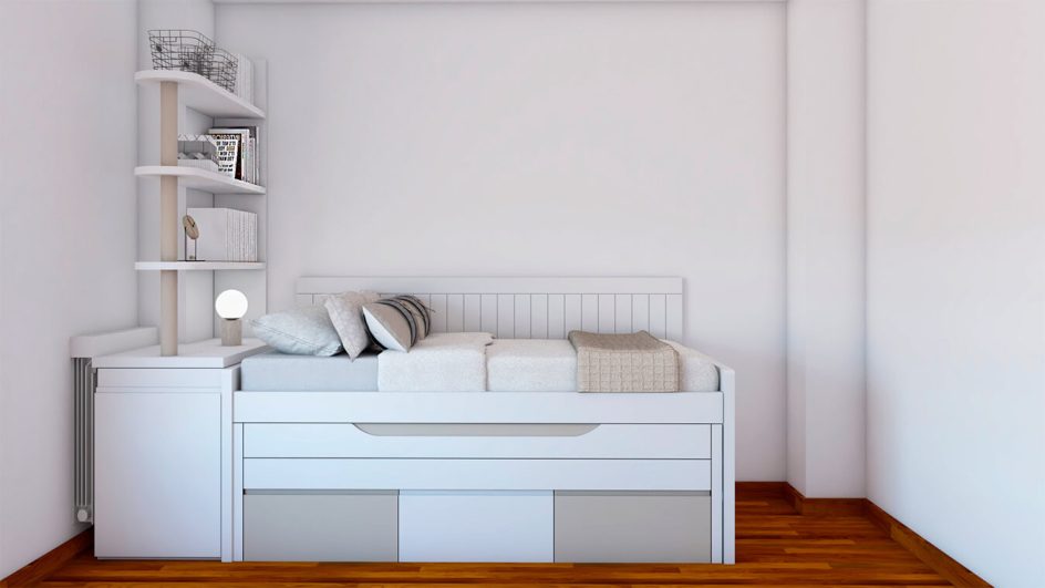 Dormitorio Juvenil COMPACTO - Ref: JC0226