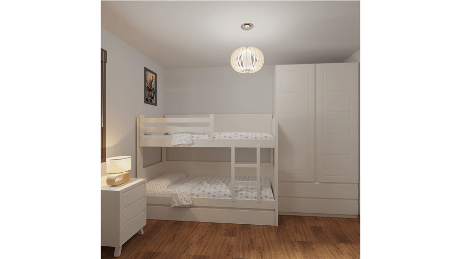 Dormitorio juvenil LITERAS- Ref: JL0101