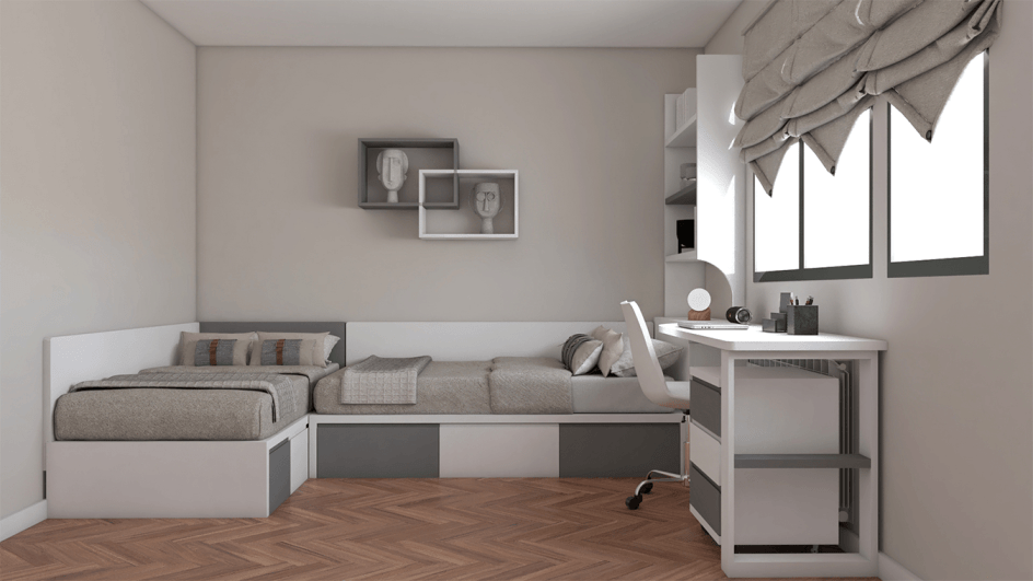 Dormitorio juvenil TATAMI - Ref: JT0150