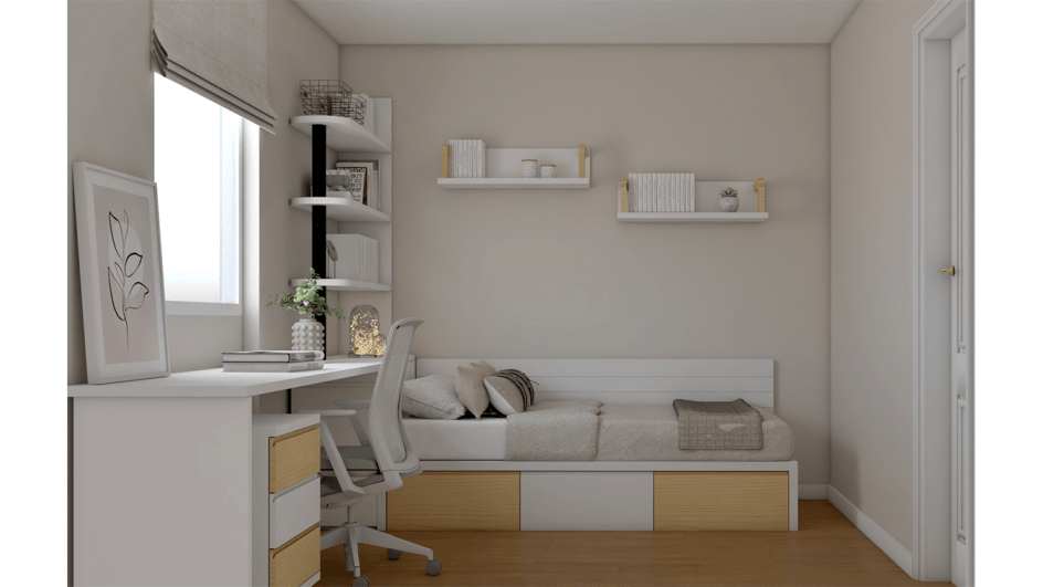 Dormitorio juvenil TATAMI - Ref: JT0151