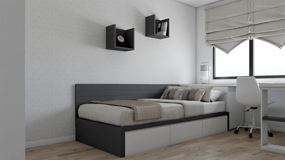 Dormitorio juvenil TATAMI - Ref: JT0148