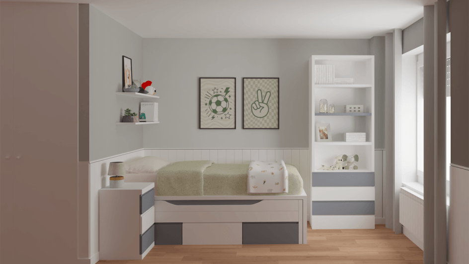 Dormitorio juvenil TATAMI - Ref: JT0162