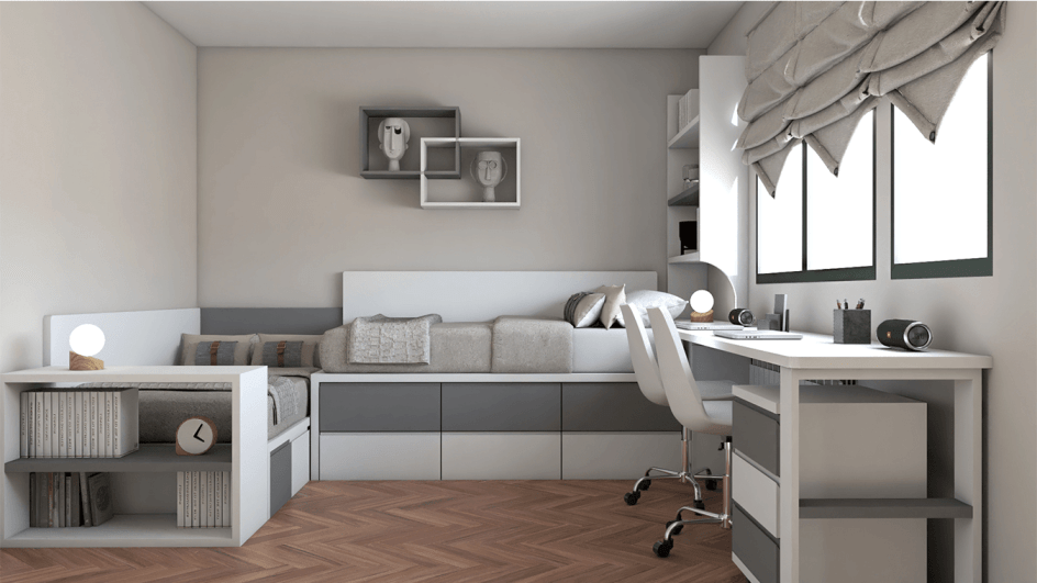 Dormitorio juvenil TATAMI - Ref: JT0145