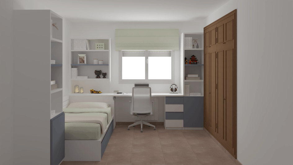 Dormitorio juvenil TATAMI - Ref: JT0153