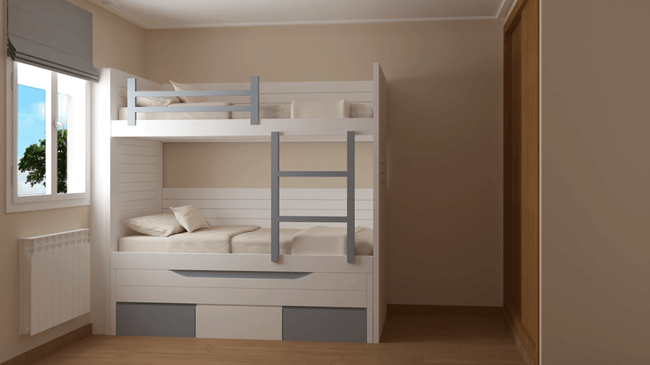 Dormitorio juvenil LITERAS- Ref: JL0100