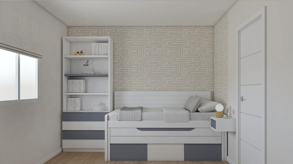 Dormitorio Juvenil COMPACTO - Ref: JC0257