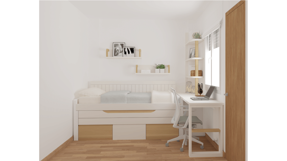 Dormitorio Juvenil COMPACTO - Ref: JC0259