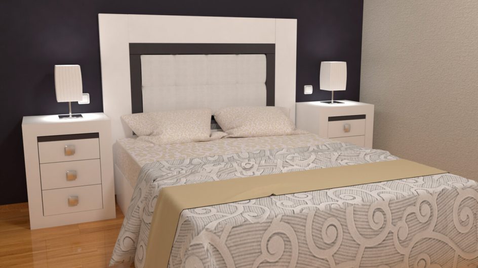 Dormitorio modelo GRANITO LISO - Ref: 0009