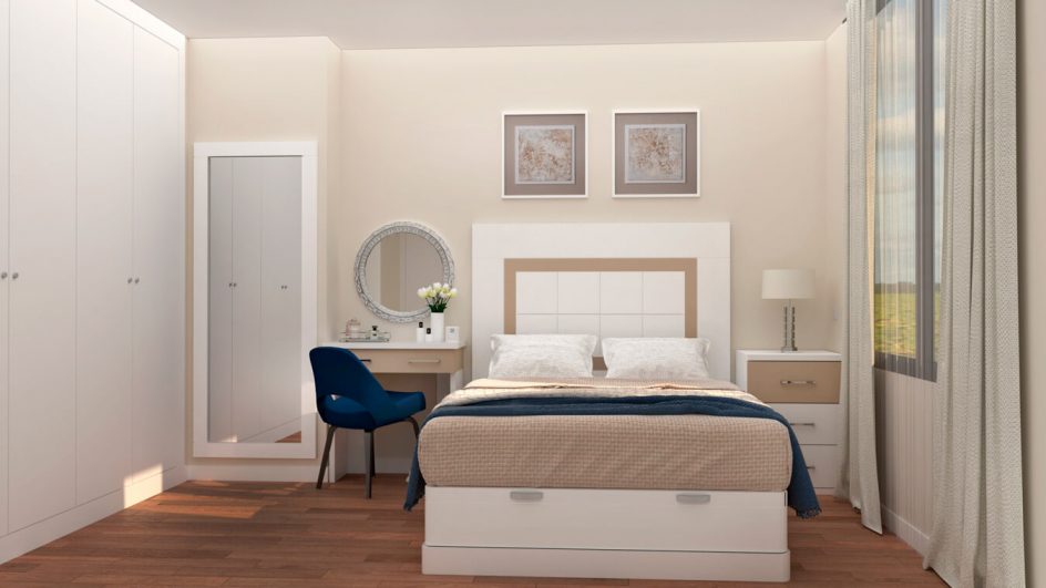 Dormitorio modelo GRANITO SOLAPADO - Ref. 0024