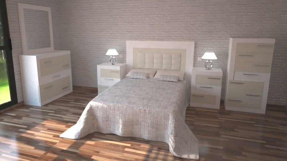 Dormitorio modelo GRANITO DESIGUAL - Ref: 0009