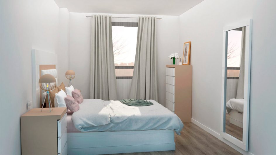 Dormitorio modelo GRANITO SOLAPADO - Ref: 0010