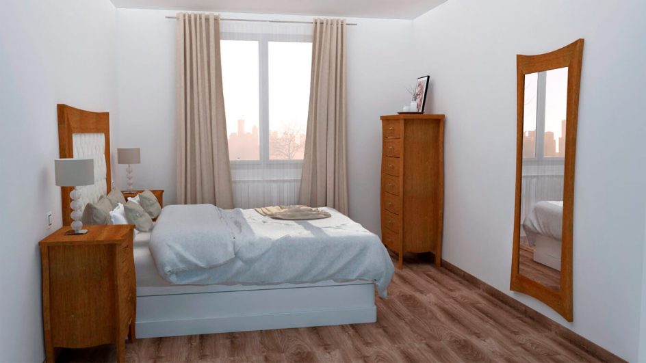 Dormitorio modelo LUIS XV - Ref: 0004